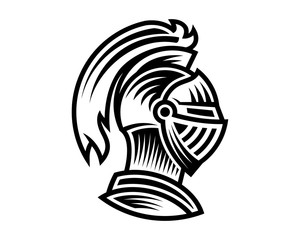 Knight Helmet Silhouette at GetDrawings | Free download