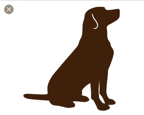 Lab Puppy Silhouette at GetDrawings | Free download