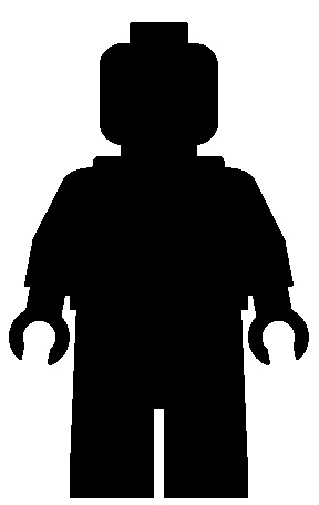 lego minifig silhouette