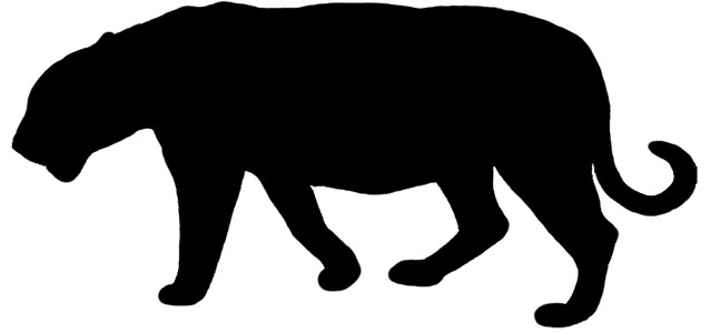 Leopard Silhouette at GetDrawings | Free download