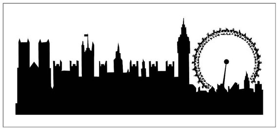 London Cityscape Silhouette At Getdrawings 