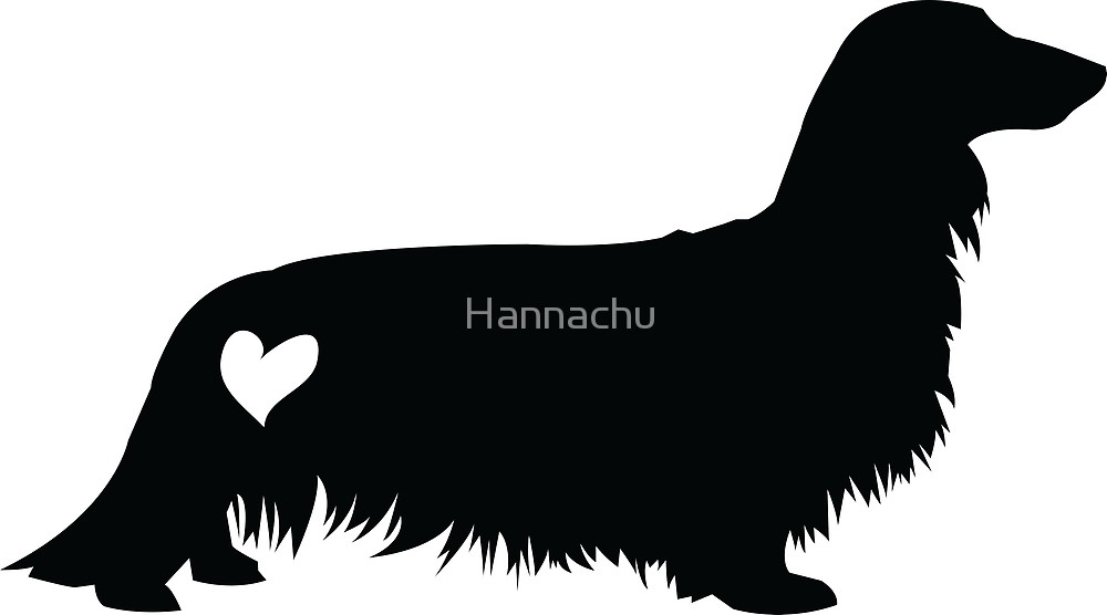 Long Haired Dachshund Silhouette at GetDrawings | Free download