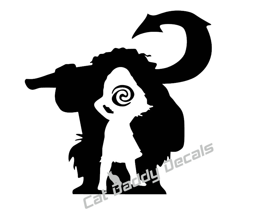 Maui Moana Silhouette At Getdrawings Free Download