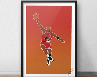 Michael Jordan Silhouette Poster At Getdrawings 