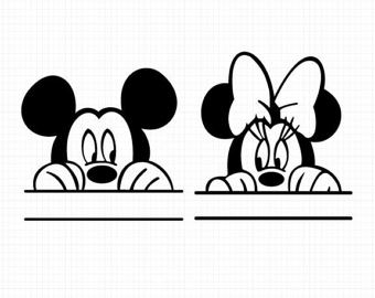 Download Mickey And Minnie Silhouette at GetDrawings | Free download