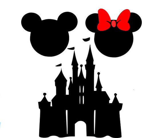 Mickey Minnie Silhouette Download at GetDrawings | Free download