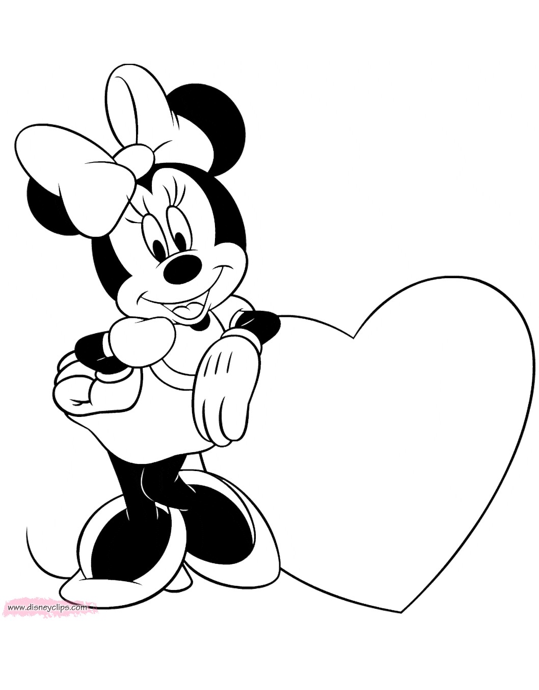 Minnie And Mickey Kissing Silhouette at GetDrawings Free