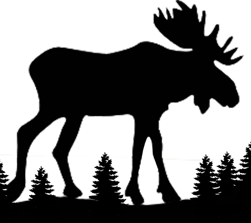 Moose Silhouette Vector Free At GetDrawings | Free Download