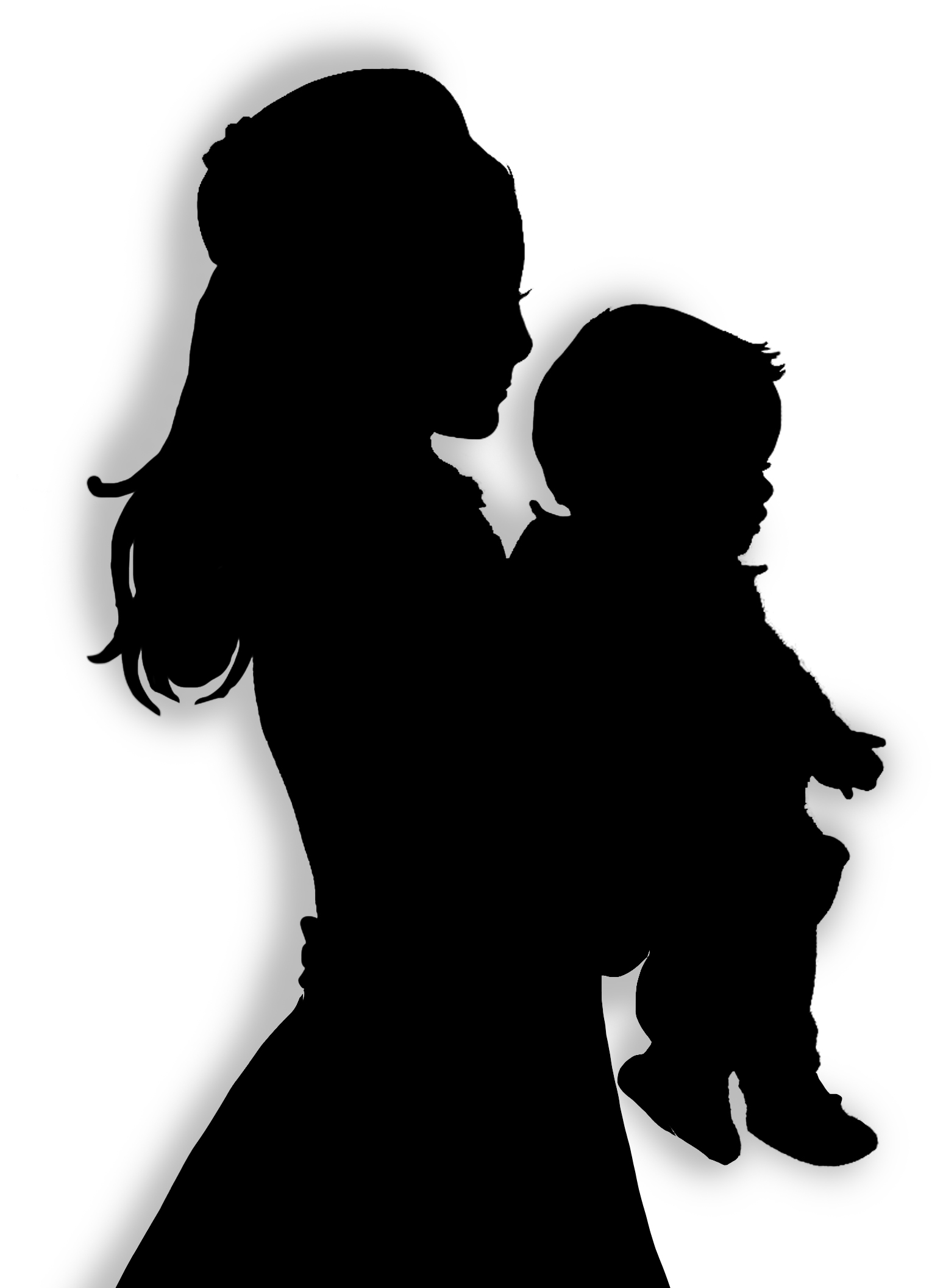 Mother And Baby Silhouette Clip Art at GetDrawings | Free ...