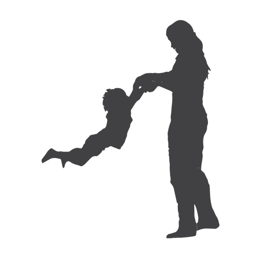 Download Mother And Son Silhouette at GetDrawings | Free download