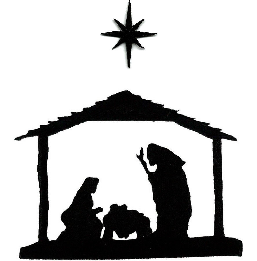 Nativity Silhouette Cutout At GetDrawings Free Download