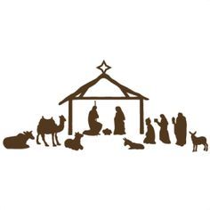 Download Nativity Silhouette Svg At Getdrawings Free Download PSD Mockup Templates