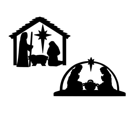 Nativity Silhouette Svg At Getdrawings Free Download