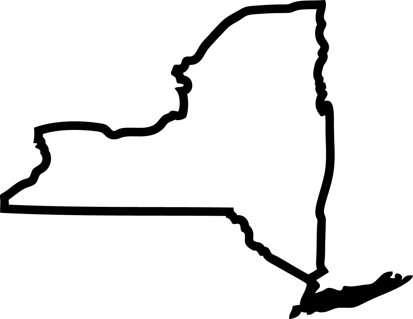 New York State Silhouette at GetDrawings Free download