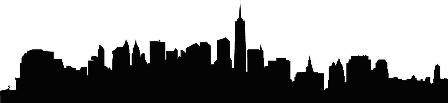 Nyc Skyline Silhouette at GetDrawings | Free download