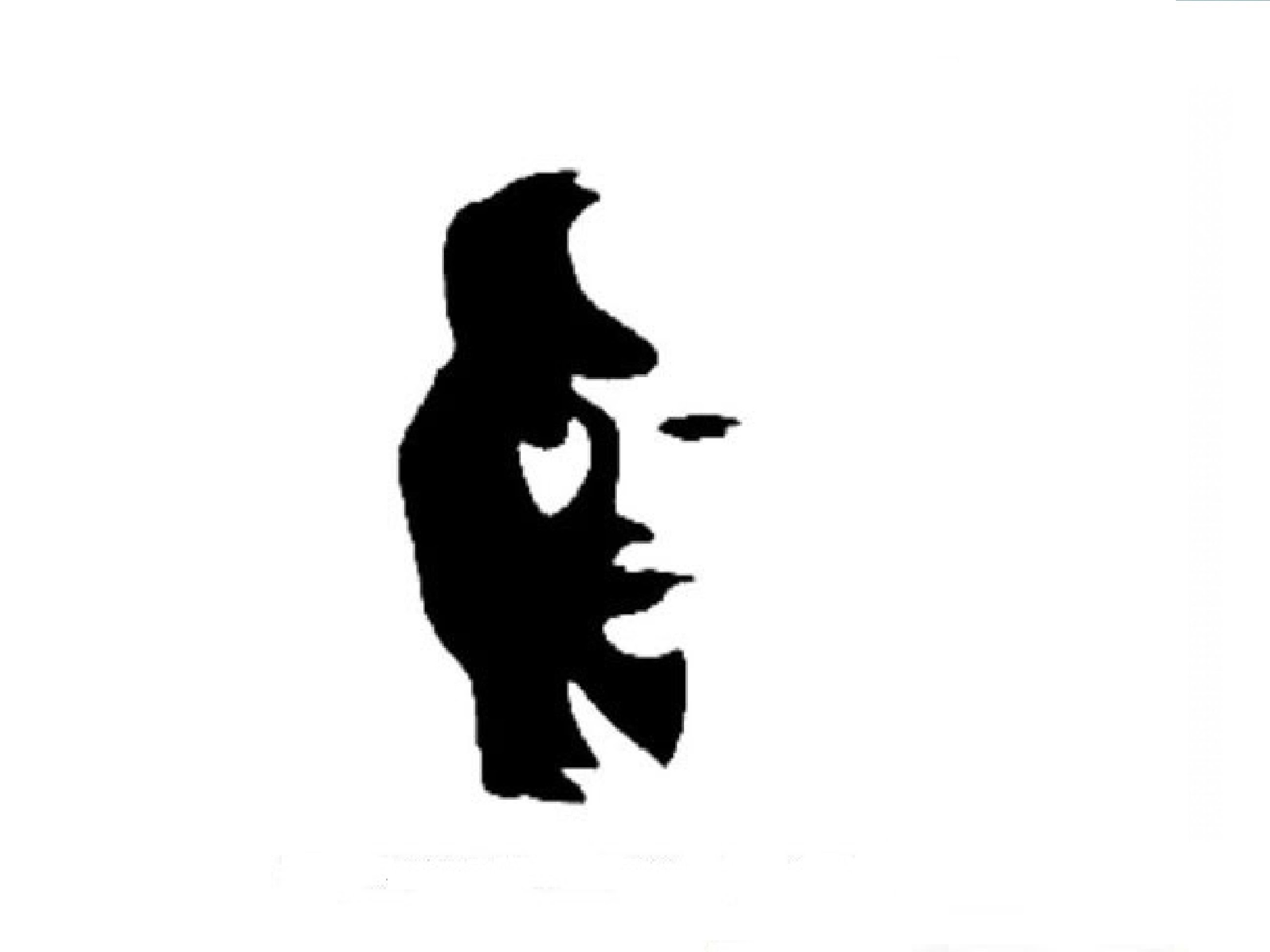 Optical Illusion Silhouette At Getdrawings Free Download 