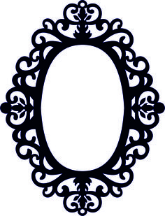 Oval Silhouette Frame At Getdrawings Free Download