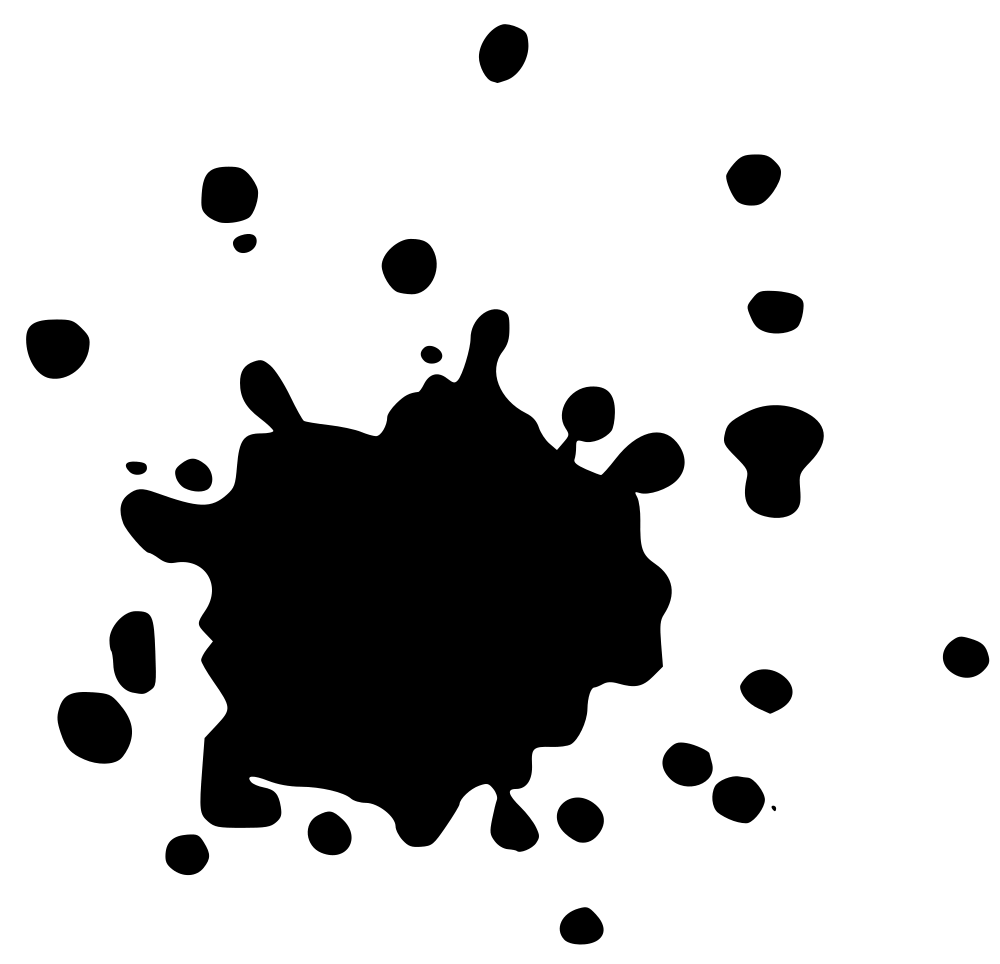 Paint Splatter Silhouette at GetDrawings | Free download