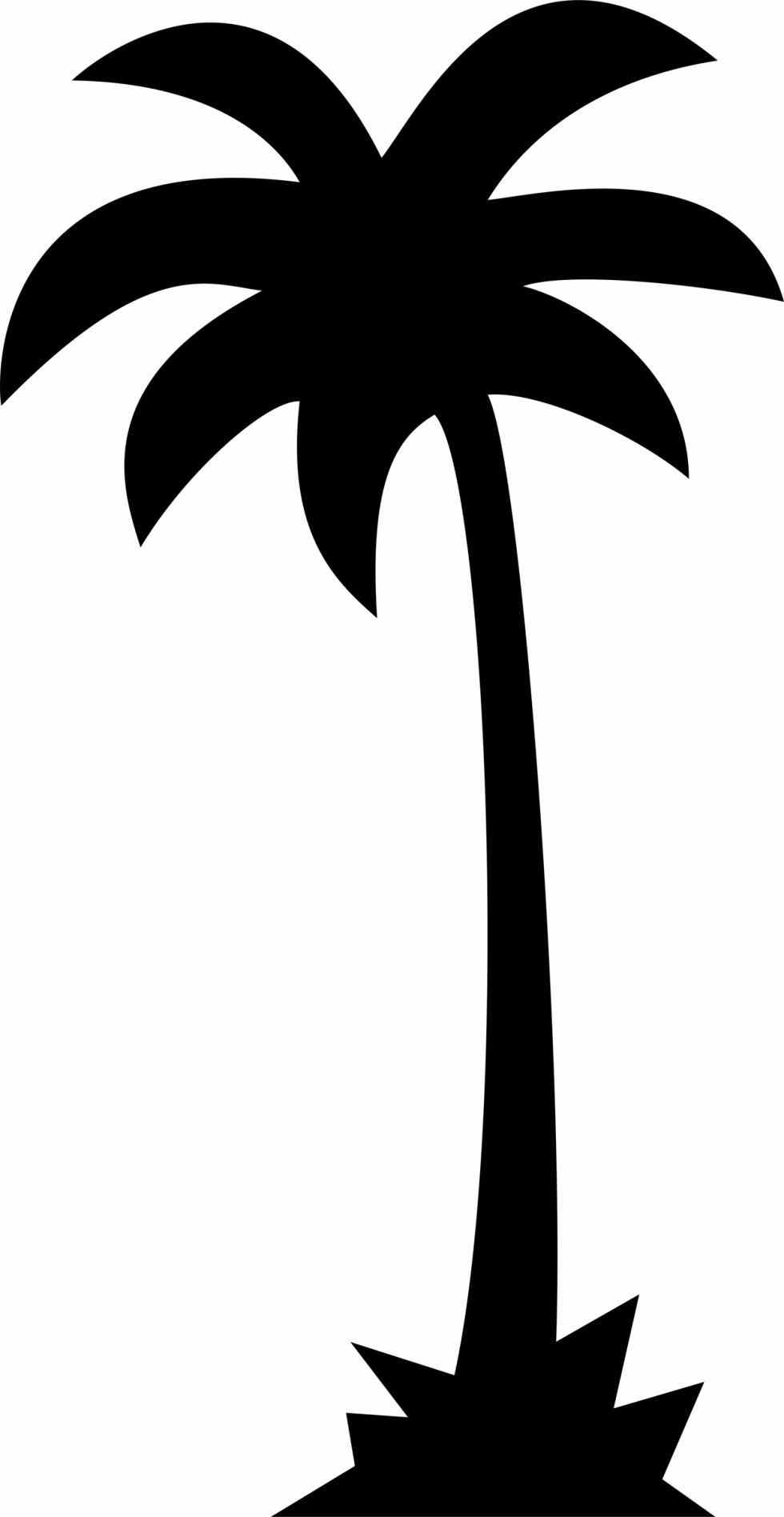 Palm Tree Vector Silhouette At GetDrawings Free Download