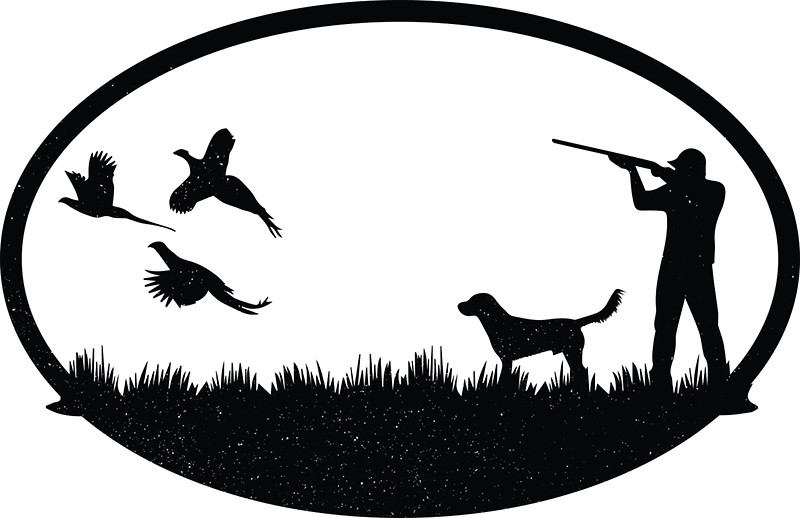 √ Pheasant Hunting Silhouette - Alumn Photograph