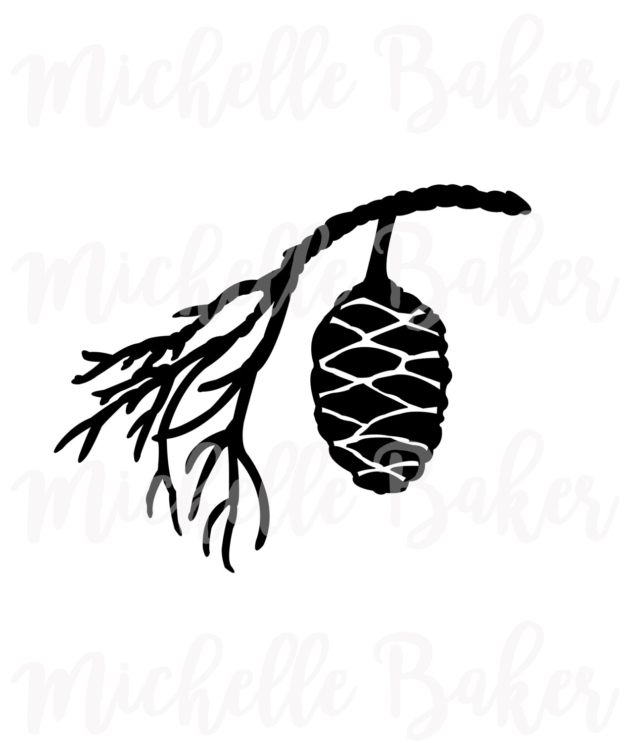 Pine Cone Silhouette At GetDrawings Free Download