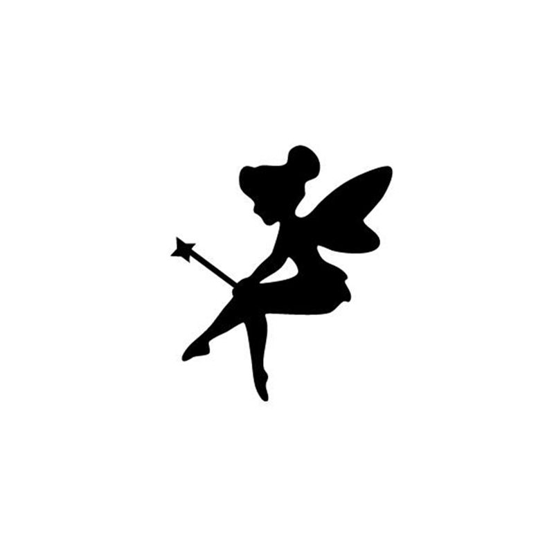 800x800 Free Shipping Mini Fairy Vinyl Decal,tinker Bell Silhouette Wall.