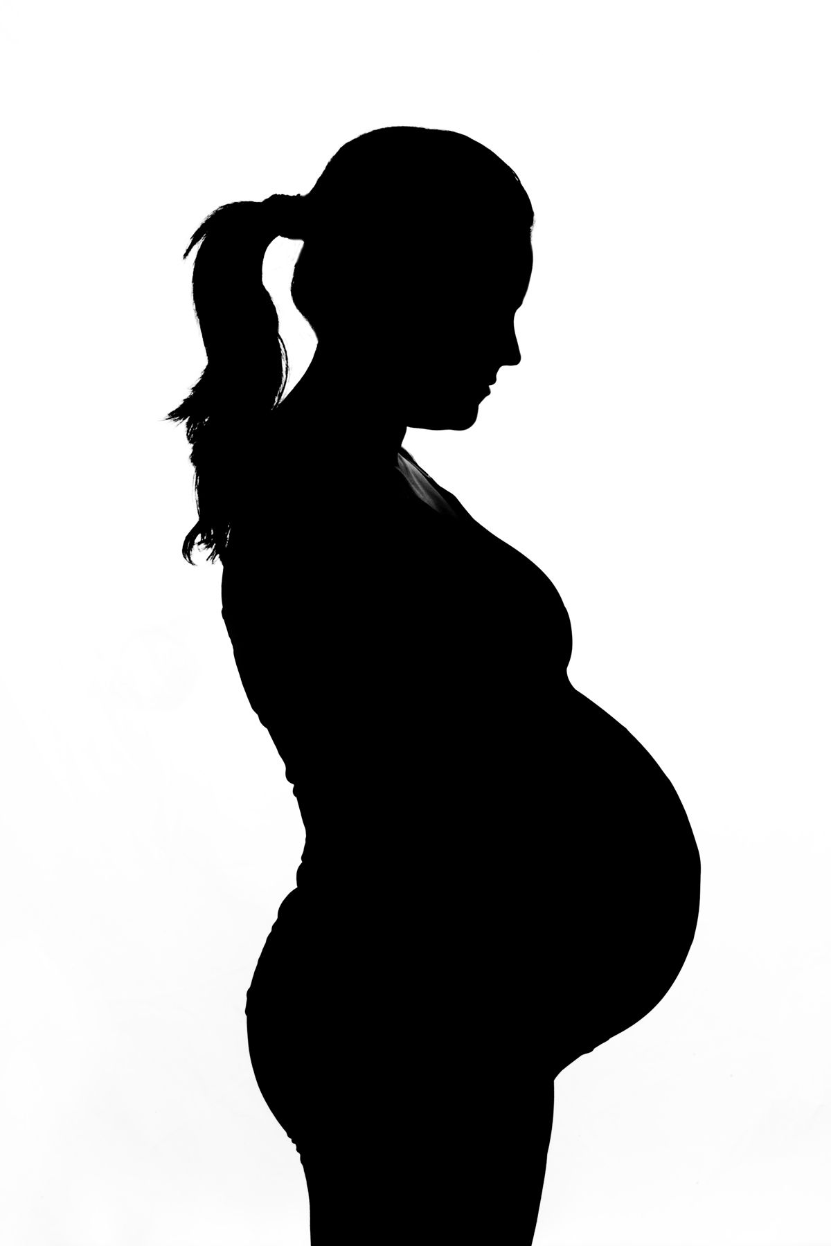 Pregnant Belly Silhouette at GetDrawings Free download