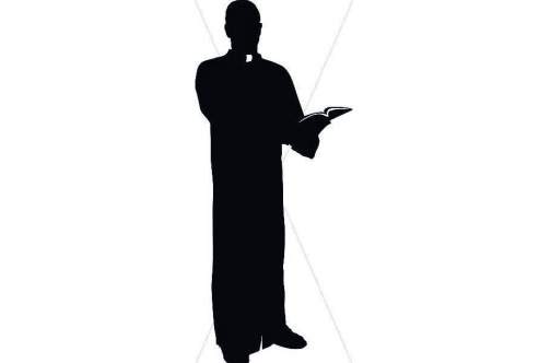 Priest Silhouette At Getdrawings 