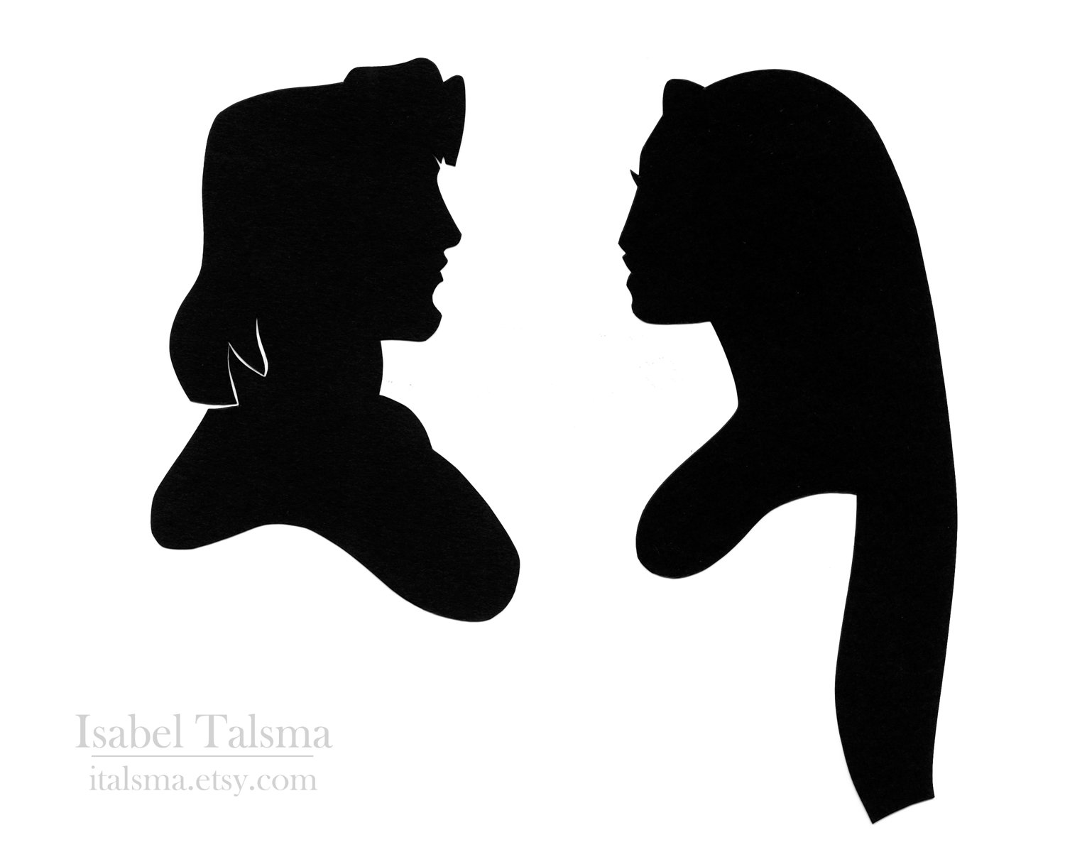 Prince And Princess Silhouette At Getdrawingscom Free For