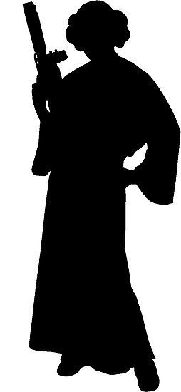 Download Princess Leia Silhouette At Getdrawings Free Download SVG, PNG, EPS, DXF File