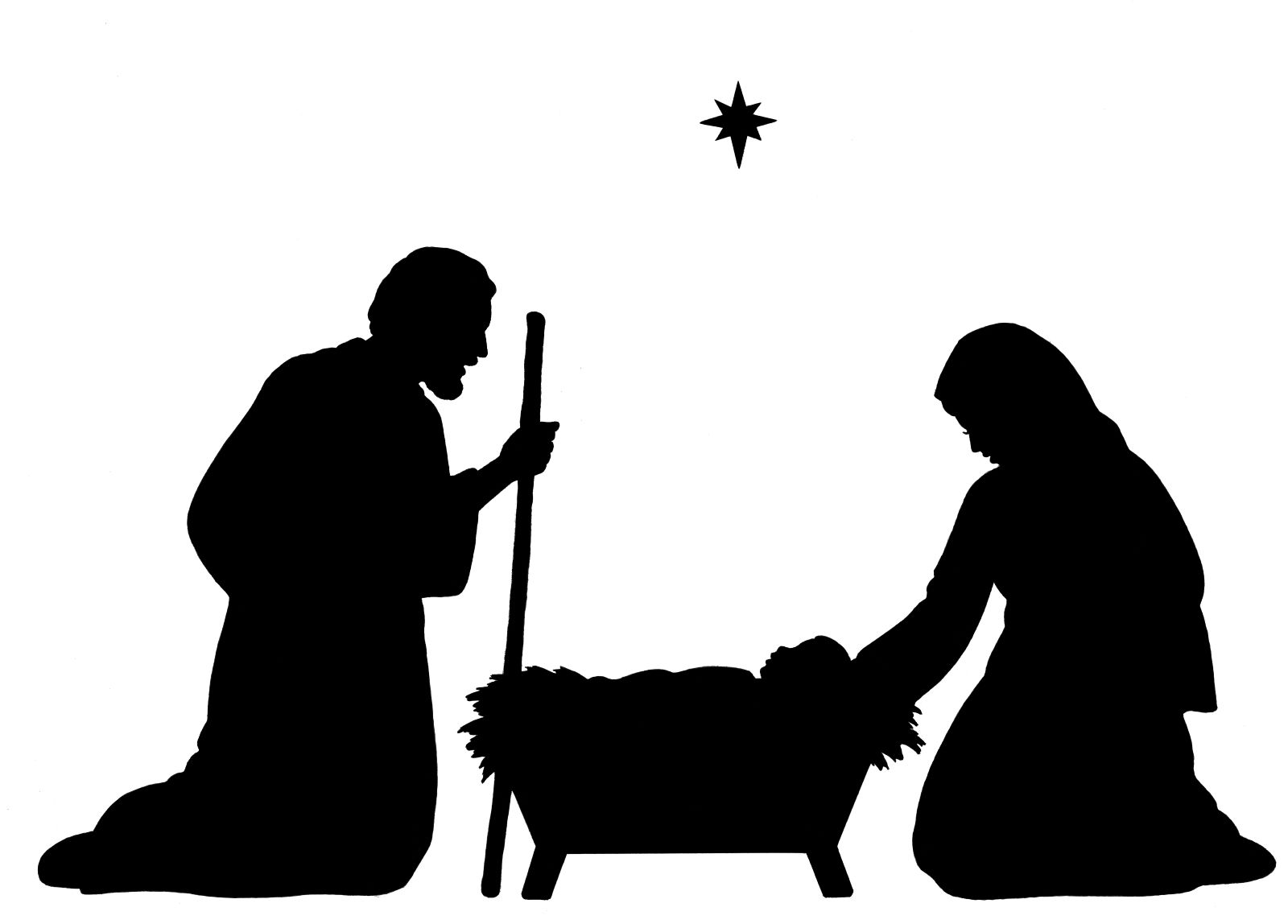Printable Nativity Silhouette at GetDrawings Free download