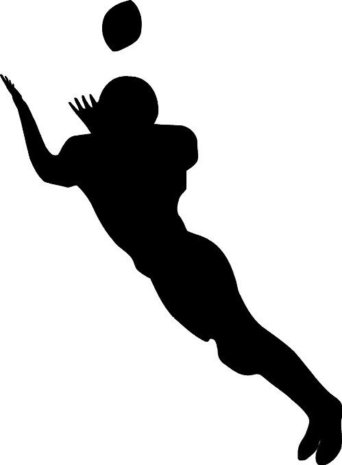 Quarterback Silhouette at GetDrawings | Free download