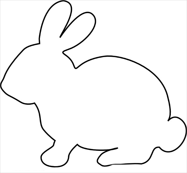Rabbit Silhouette Printable at GetDrawings com Free for personal use