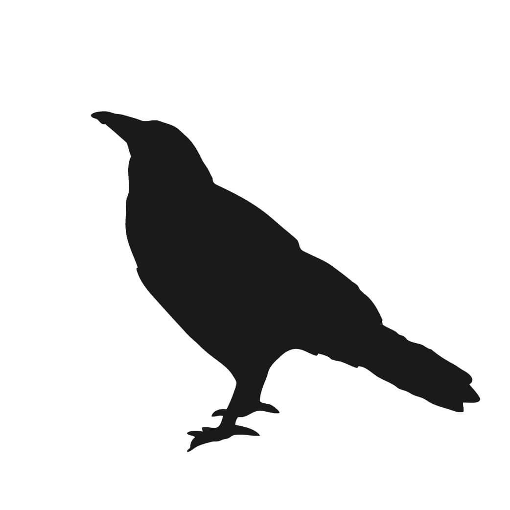 Raven Silhouette Printable at GetDrawings | Free download