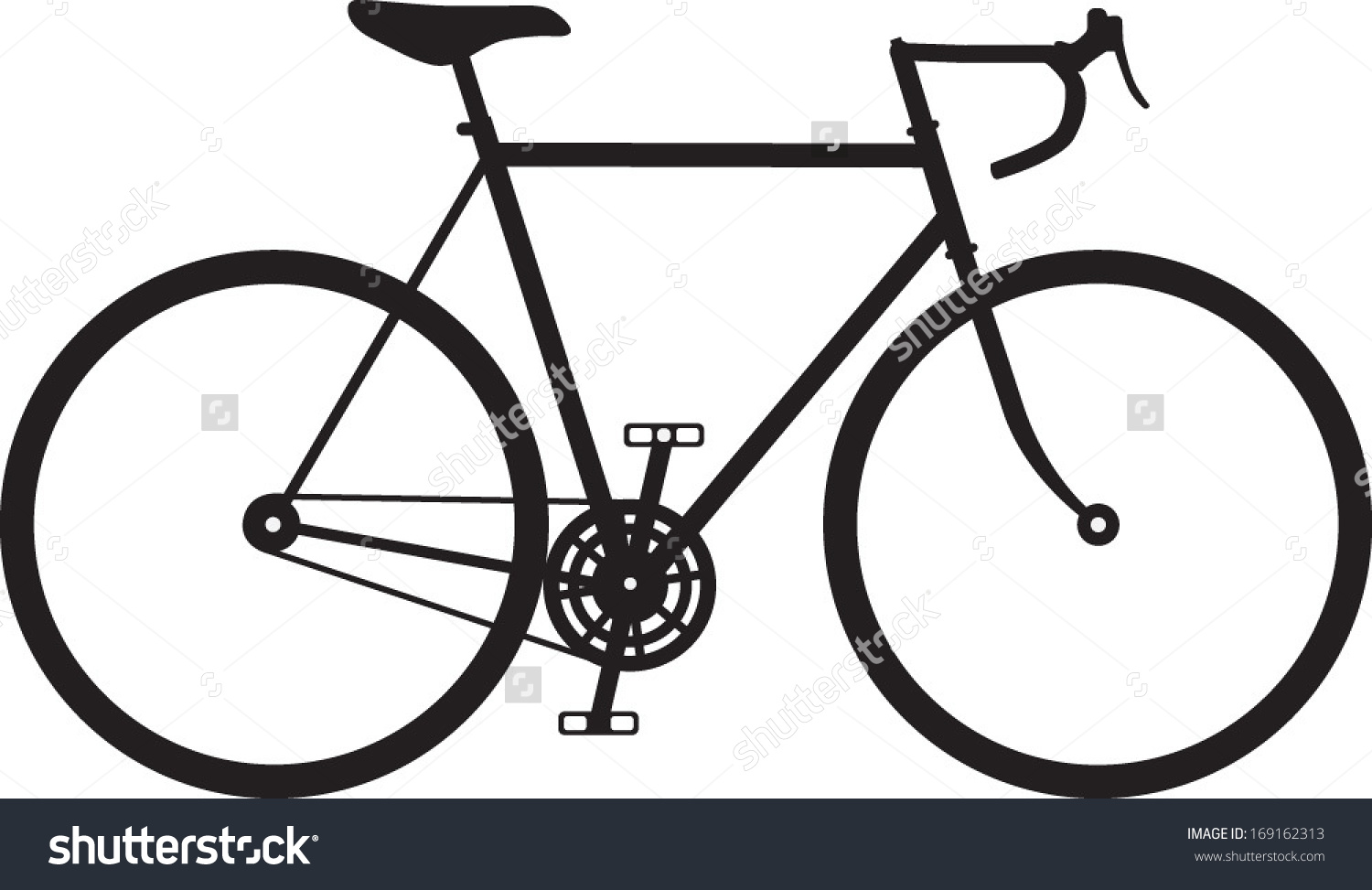 Силуэт велосипеда дорожный знак