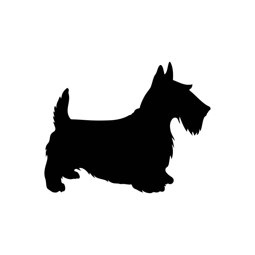 Scottie Dog Silhouette Clip Art at GetDrawings | Free download