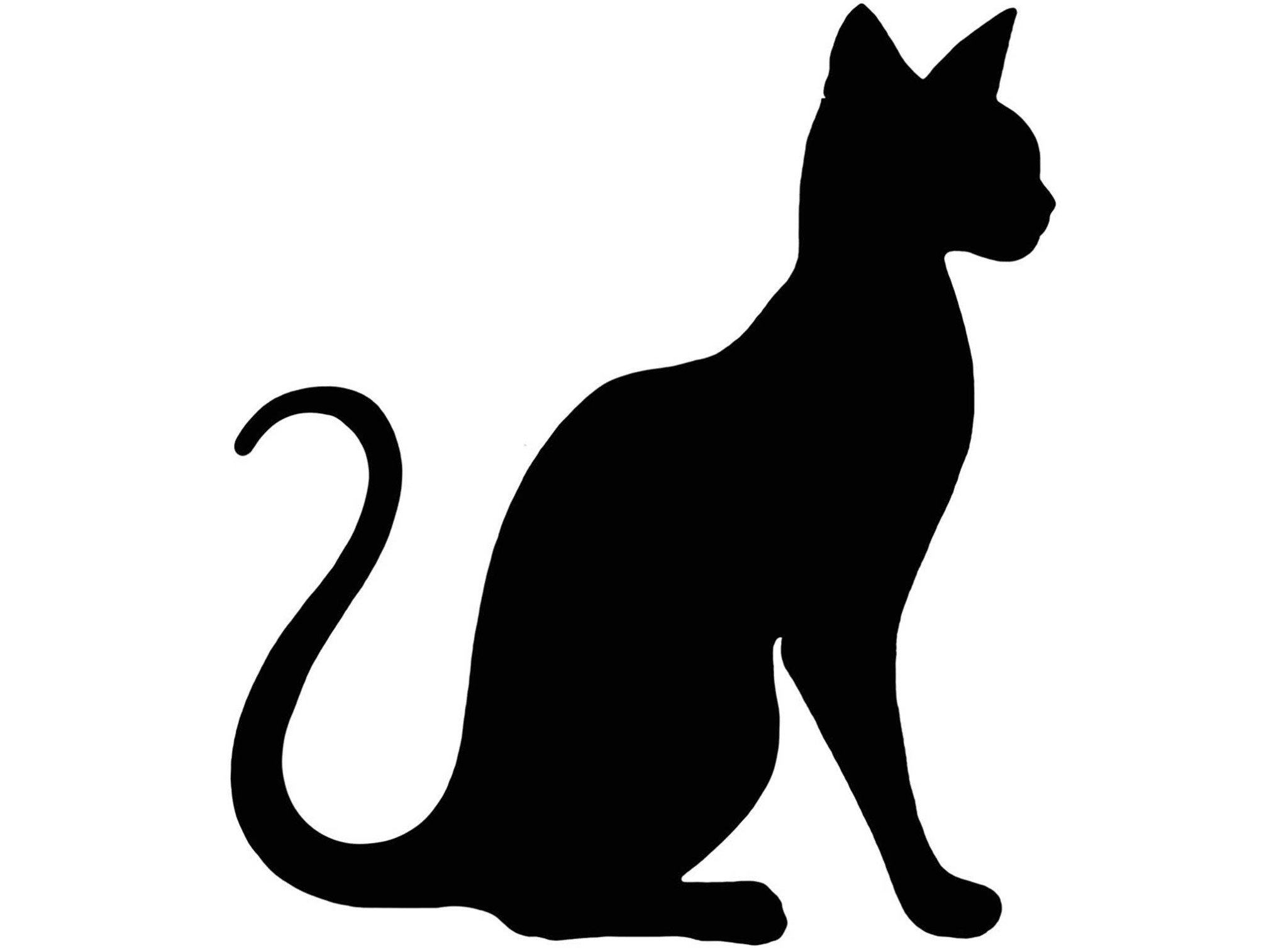 Siamese Cat Silhouette at GetDrawings | Free download