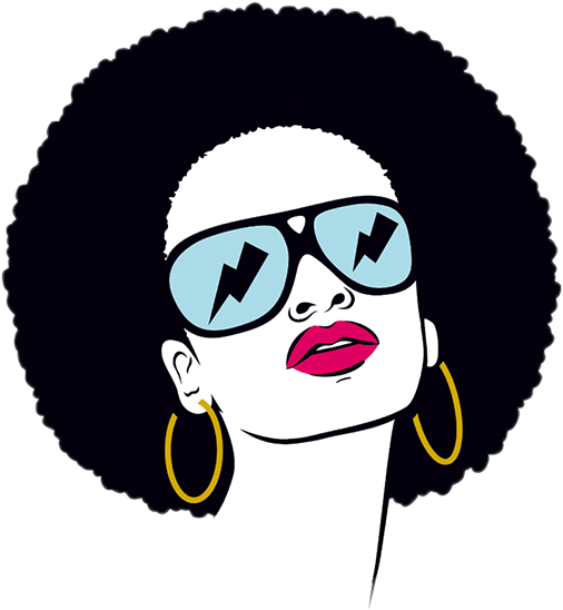 Silhouette Afro at GetDrawings | Free download