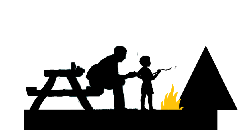 Silhouette Camping At Getdrawings Free Download 