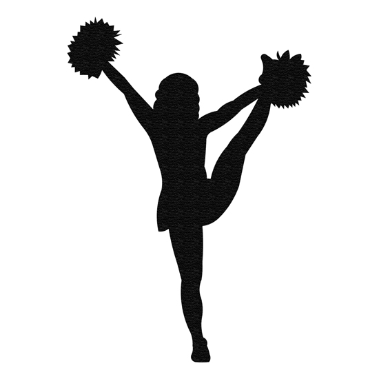 Free cheerleader silhouette vector download in ai, svg, eps and cdr. 