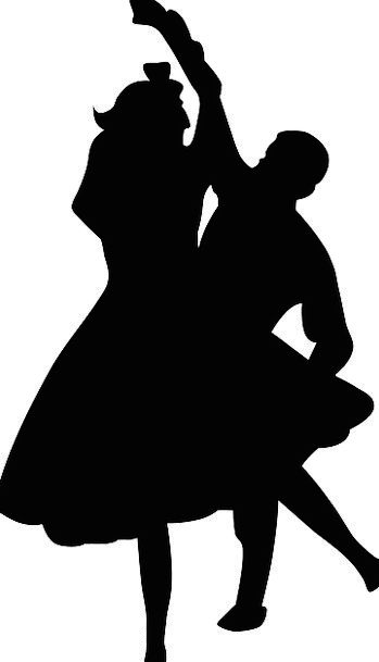 Silhouette Couples Dancing At Getdrawings Free Download