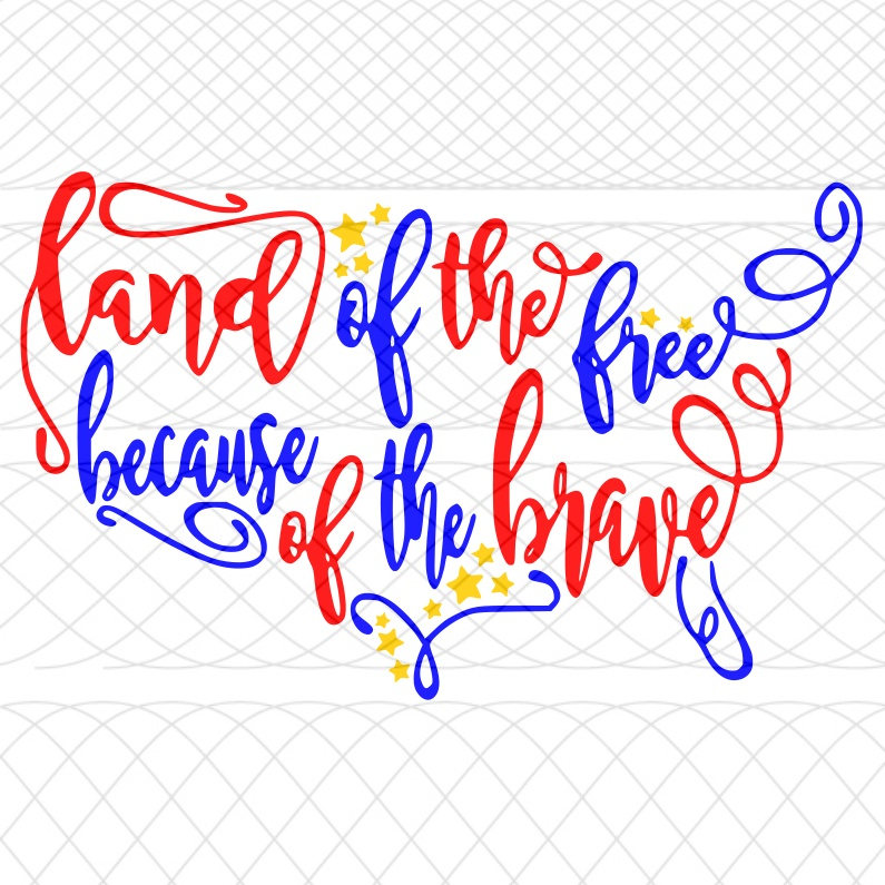 land of the free because of the brave coloring page