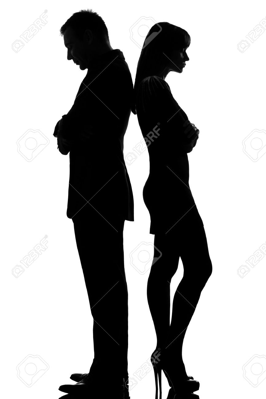 Man Woman Silhouette Clip Art At Getdrawings Free Download 1129