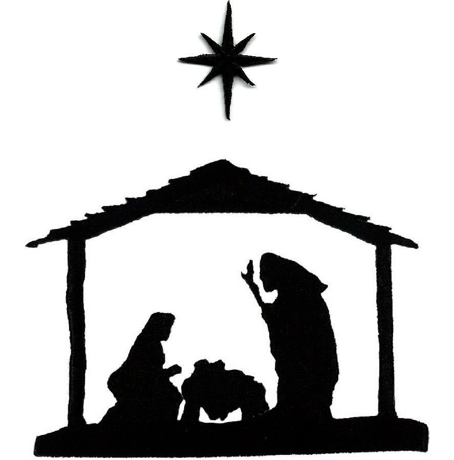 Silhouette Of The Nativity Scene At GetDrawings Free Download