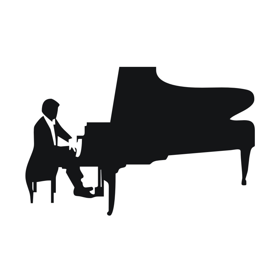 Silhouette Piano Player At GetDrawings | Free Download