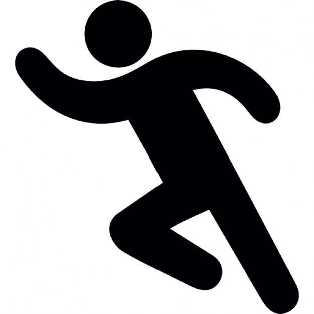 Silhouette Running Man at GetDrawings | Free download
