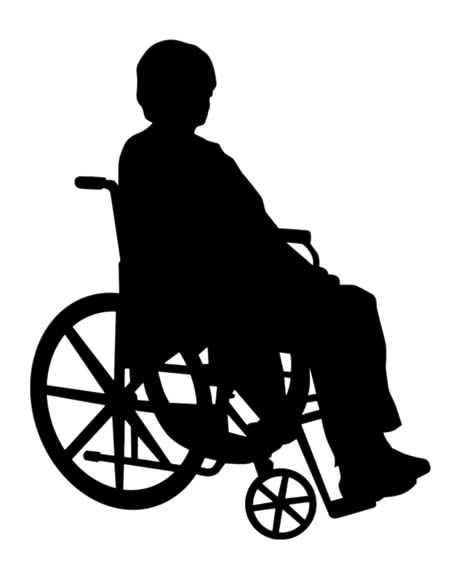 Silhouette Wheelchair At GetDrawings | Free Download