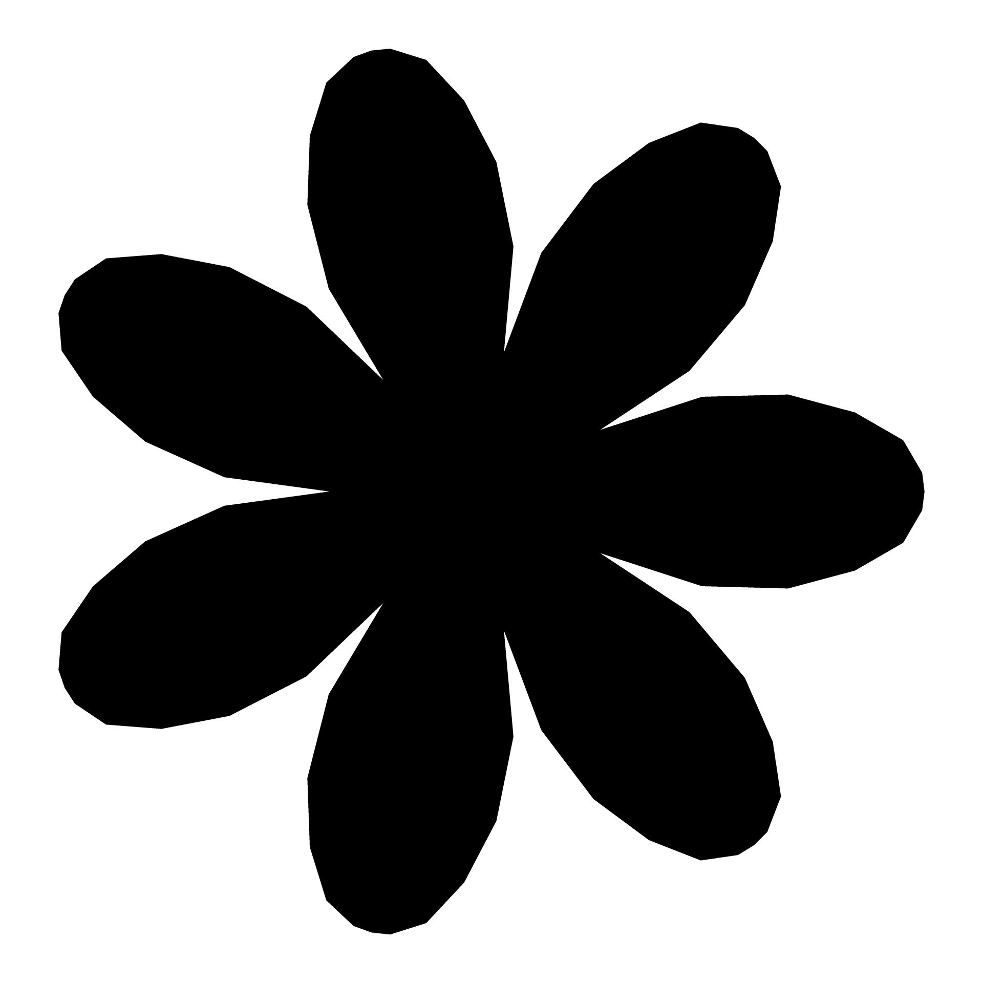 Simple Flower Silhouette at GetDrawings | Free download