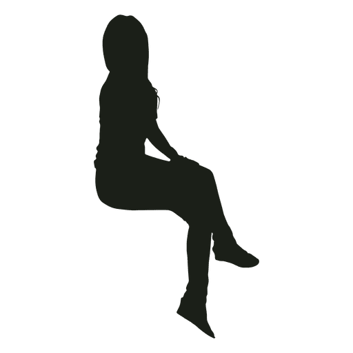 Sitting Silhouette At Getdrawings Free Download