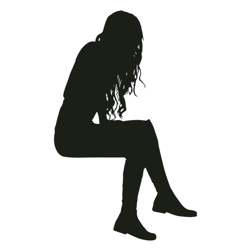Sitting Silhouette At Getdrawings Free Download